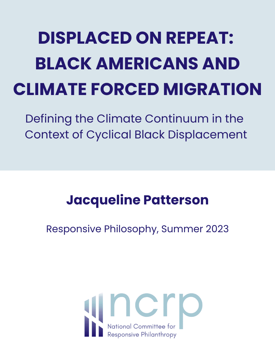 DISPLACED ON REPEAT BLACK AMERICANS AND CLIMATE FORCED MIGRATION